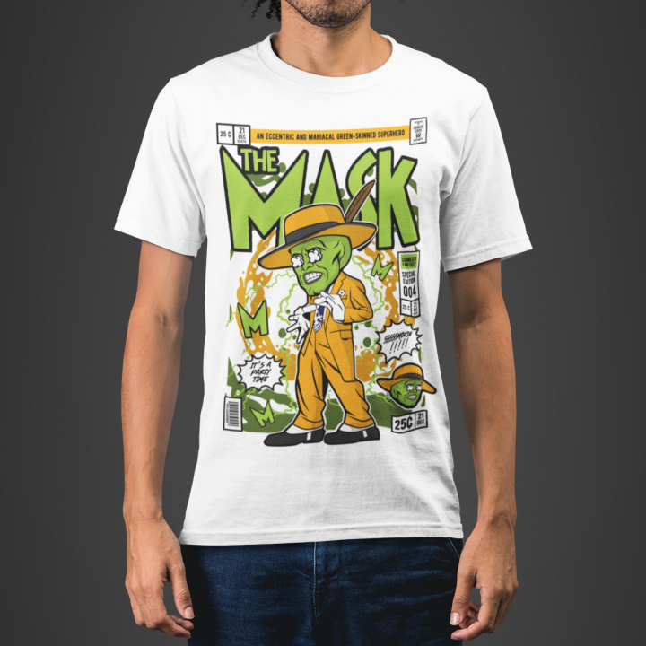 The Mask Jim Carrey Movie Graphic Tshirt Lazada PH