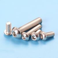 M2 Allen screws Mushroom head screw 304 stainless steel semi - round head hex socket bolts pan head HEX TAP BOLT M/S PAN HD Nails Screws  Fasteners