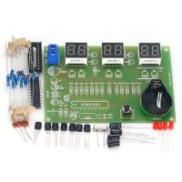 Holiday Discounts DIY Kits AT89C2051 Electronic Clock Digital Tube LED Display Suite Electronic Module Parts And Components DC 9V - 12V