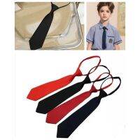 Childrens tie Solid zipper tie