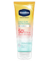 Vaseline Healthy Bright Daily Sun Refreshing Serum SPF50+ PA+++ 170ml. วาสลีน เฮลธี้ ไบรท์ เดลี่ เซรั่ม ซัน รีเฟรชชิ่ง