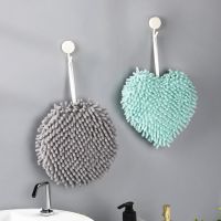 ✒✽ hangable hand towel kitchen rag thick absorbs shed lint to wipe ball bathroom