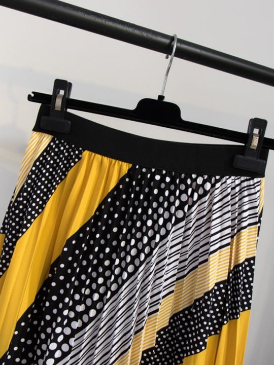 cc-xfpv-2023-new-fashion-printing-a-waist-pleated-skirt-sm1976