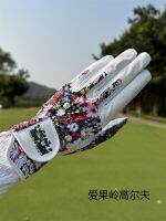 Malbon FootJoy Titleist Pxgรีบร้อน ZI STUDIO Ryukyu ถุงมือผ้าไหมกันแดดสำหรับผู้หญิงสำหรับใส่น้ำแข็งกันลื่นยาวเป็นพิเศษ