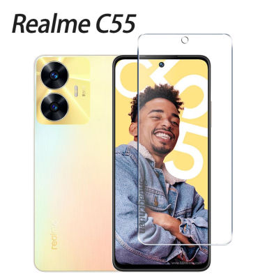 2in 1 Realme C55กระจกเทมเปอร์ Realme C21Y Realme C33 Realme C30ฟิล์มเซรามิกและฟิล์มด้านหลัง Realme C35ฟิล์มปกป้องหน้าจอ + ฟิล์มเลนส์