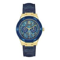 นาฬิกาผู้หญิง GUESS RELOJ MUJER LADIES WATCH W0289L3 สายนาฬิกาหนัง ตัวเรือนสแตนเลส