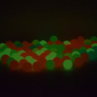 10pcs Glow In The Dark Pinata Filling Colorful Mixed Bouncy Ball Elastic Luminous Rubber Jumping Balls For Children Playing