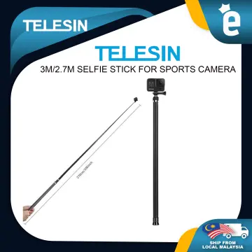 TELESIN GoPro Long Monopod 270cm Extendable All Species Action Cam Selfie  Stick