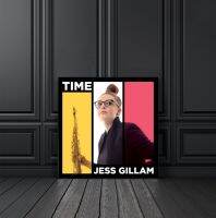 Jess Gillam Time Jess Gillam อัลบั้มเพลงโปสเตอร์ผ้าใบพิมพ์ลายแร็พฮิปฮอปเพลงดาวนักร้องเพลงการตกแต่งภาพวาดผนังบ้าน