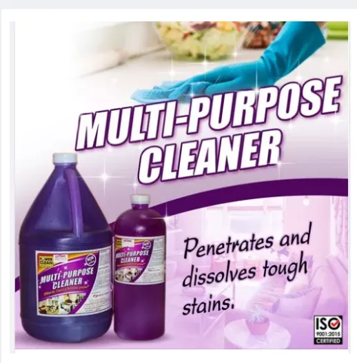MULTIPURPOSE CLEANER liquid compound containing degreasers in combination with a special non