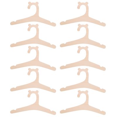 10 Pcs Wooden Hanger for Baby Clothes Natural Wood Hanger for Baby Clothes Hanger Rack Room Nursery Decor for Kids