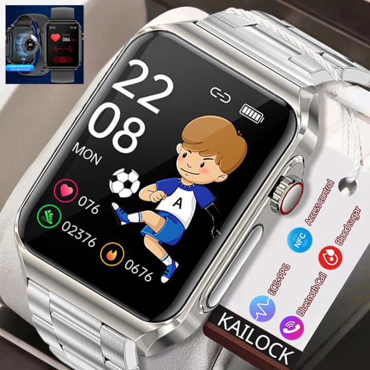 Reloj inteligente Klack Watch 9 Max Smartwatch, Deportivo con llamadas,  Bluetooth, control del ritmo cardíaco y presión – Klack Europe