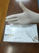 Găng tay LATEX KHÔNG BỘT Bee Glove, 1 hộp 100 chiếc, thùng 10 hộp