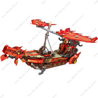 ใหม่ Phantom Ninja Dragon เรือรุ่น Building Blocks Sodiers ตัวเลขเรืออิฐ MOC Creative Expert ของเล่นเด็กสำหรับเด็ก Children