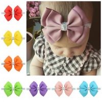 Baby Girls Headband Elastic Hair Bow Infant Toddler Bow Hair Accessories
