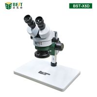 BST-X5D 7X-45X Binocular Wide Angel WF10X Electric Microscope for PCB CPU Motherboard Digital Inspection Repair Tools