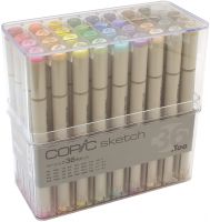 Copic ชุดพื้นฐานมาร์กเกอร์สเก็ตช์,36สี/ของแท้สินค้าส่งจากญี่ปุ่น