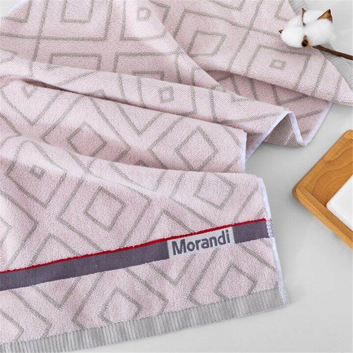 1pc-34x75cm-100-cotton-simple-plaid-jacquard-soft-home-hotel-bathroom-adult-hand-towel