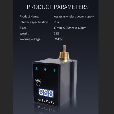 2021 New Arrival 1500mAh Wireless Touch Screen Tattoo Mini Power RCA Connection For Tattoo Machine Pen Free Shipping