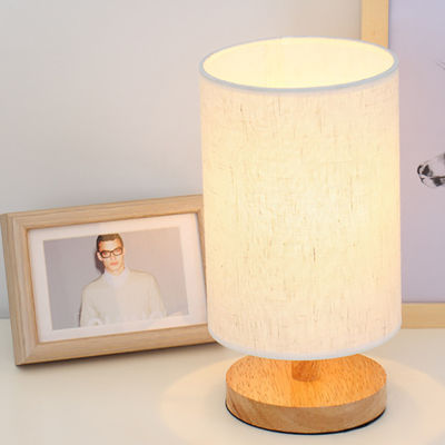 USB Powered Modern Nordic Wood Table Lamp Night Light For Bedroom Illumination Warm White Gift Wooden Bedside Kids Room Decor