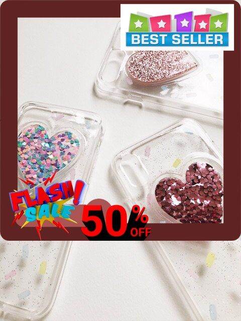 m3m-เคสสวยๆ-เคสกันตก-เคสขอบแข็ง-casesfromthestar-เคสโทรศัพท์-ลาย-heart-me-หัวใจดุ๊กดิ๊ก-เคสแม่เหล็กชาร์จ