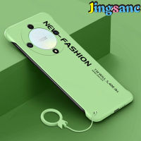 Jingsanc เคสมือถือสำหรับ Honor X9a 5G 90 Lite 90 70 50 Magic 5 Pro Magic 5 Huawei P60 Pro P60 Nova 11i 11 9 7 SE Pro 5G 4G เคสโทรศัพท์พีซีไร้ขอบแข็งเป็นพิเศษ p001-1กรอบสีเขียวโคมไฟป้องกันกล้องกันกระแทก