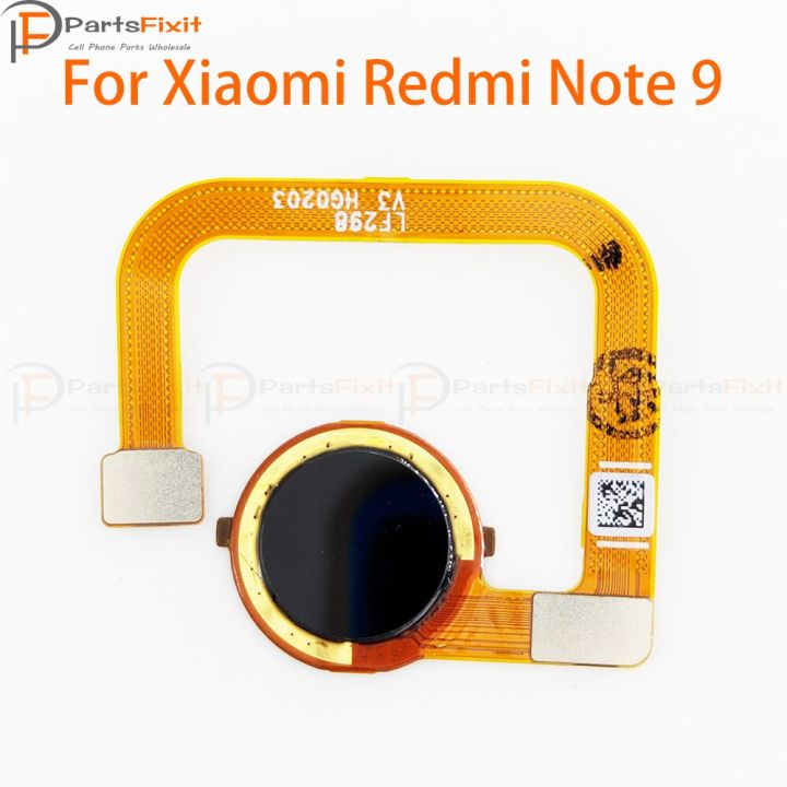 cod-free-cas-anlei3-เครื่องสแกนลายนิ้วมือสำหรับ-xiaomi-redmi-note-9-note9เซ็นเซอร์ลายนิ้วมือปุ่มโฮมแบบยืดหยุ่นสายเคเบิลจดจำคีย์เมนูกลับคืน