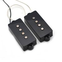 Open Alnico 5 PB P Bass Pickup Humbucker Pickup Bass 4 String Alnico V Black for PB Bass Parts Replacement