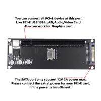 PCIe to SFF-8611 Adapter,Oculink SFF-8611 to PCIe PCI-Express 16X 4X Adapter with SATA Power Port for Mainboard Graphics