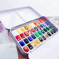 Windsor Newton Watercolor Paint Set 40 Colors Artist Acuarelas Profesionales Acuarela Calligraphy Ink Suluboya with Sub-box