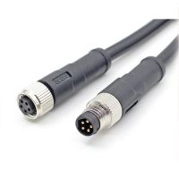 【cw】 STA Electrical Sensor Straight/Angle Male amp;Female Plug Socket Jack 3 4 5 6 8 Pin 1m 2m 5m Extension Cable 【hot】