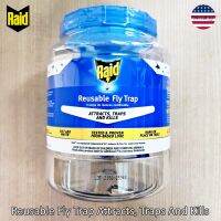 Raid® Reusable Fly Trap Attracts, Traps And Kills กับดักขวดแมลงวันพร้อมเหยื่อล่อ