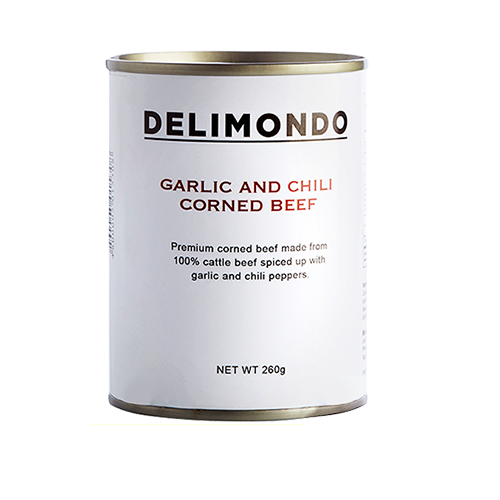 DELIMONDO GARLIC & CHILI CORNED BEEF 260G Lazada PH