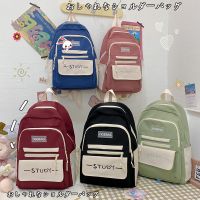 [COD] bag female large-capacity ins high school students and simple backpack elementary junior student