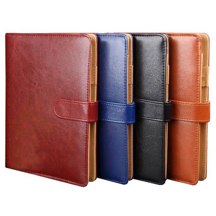 【Ready】A5 Ring Binder Journal Refillable Planner Faux Leather Notebook