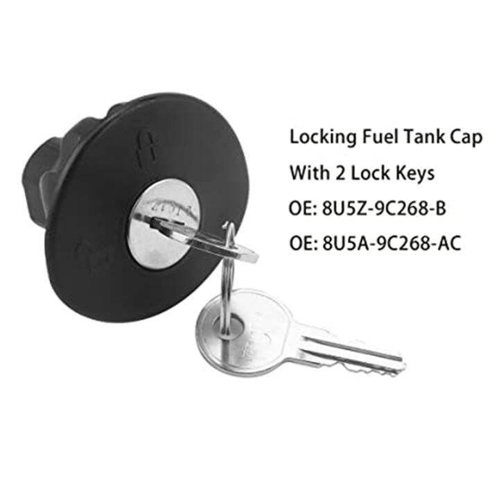 Locking Gas Cap With Key Fuel Cap For Ford Edge F150 Expedition Escape