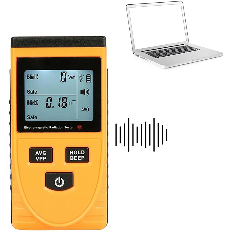 Socket Radiation Detection,Portable Dosimeter Counter with LCD Display,  Radioactive Detector GM3120