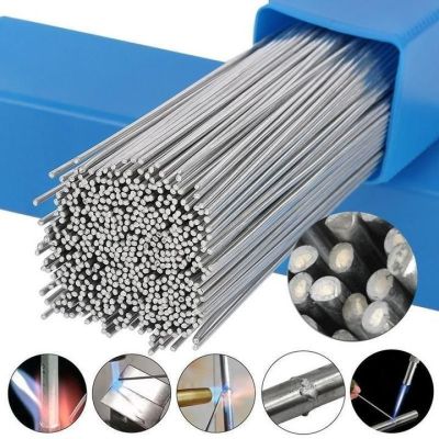 Solution เชื่อม Flux-Cored Rods 1.6/2mm 10Pc อลูมิเนียม Flux Cored Weld Wire Easy Melt แท่งเชื่อมสำหรับอลูมิเนียมเชื่อม Solderi-Tutue Store