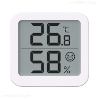 เครื่องวัดอุณหภูมิตัววัดอุณหภูมิความชื้นแบบดิจิตอลจอ Lcd อิเล็กทรอนิกส์ Xiaomi Miiiiw เครื่องวัดความชื้นในที่ร่มสถานีสภาพอากาศกลางแจ้งสำหรับบ้าน