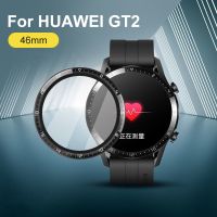 2ชิ้นฟิล์มป้องกันกระจกไฟเบอร์นุ่มสำหรับ Huawei Watch 3 Pro GT 2 Honor Magic 2 46มิลลิเมตร GT2e ป้องกันหน้าจอ GT2 Pro เคส