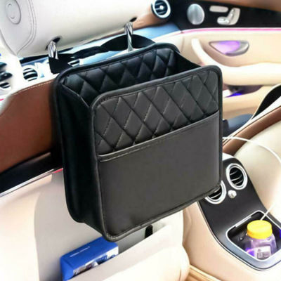 【ในสต็อก】 Universal Car Seat Back Organizer Tidy Organizer Multi Functional Travel Storage Bag M-Agazine Food Storage Car Cup Holder Pocket