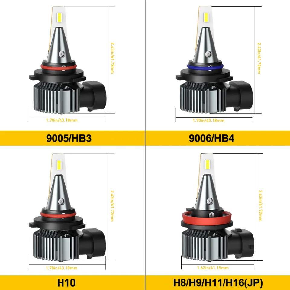 BOMBILLA LED H11/H8/H9/H16JP FRENO, DIREC, REVER - REACSA