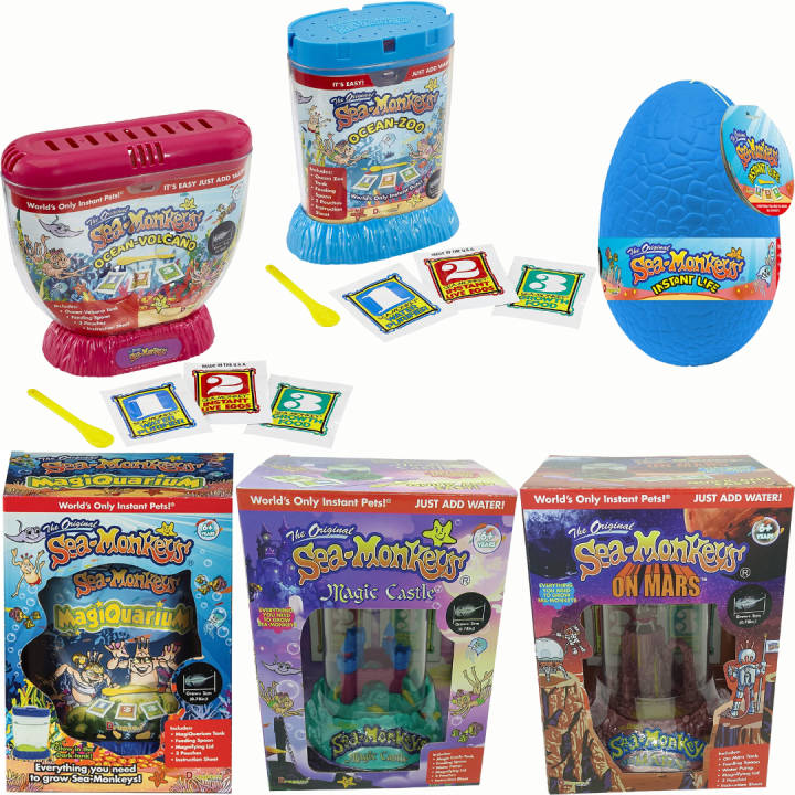 The Original Sea Monkeys Ocean Zoo Volcano Magiquarium On Mars Magic Castle Aquarium Tank Eggs