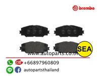 ผ้าเบรกหน้า BREMBO รุ่น BLACK สำหรับ Toyota  Corolla Altis 1.6 1.8 Dual-VVTi ปี 2016-&amp;gt;  (1เซต)