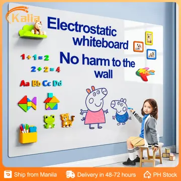 Erasable Whiteboard Blackboard Sticker PVC Teaching Wall Adhesive  Blackboard Whiteboard Graffiti Education Whiteboard Sticker