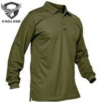 ┇ Eaglade เสื้อโปโลยุทธวิธี คาร์โก้ สําหรับผู้ชาย IXLP สีเขียว