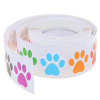 PAGG 500PCS COLORFUL PAW Print สติ๊กเกอร์สุนัขแมว PAW ฉลากสติกเกอร์รางวัล