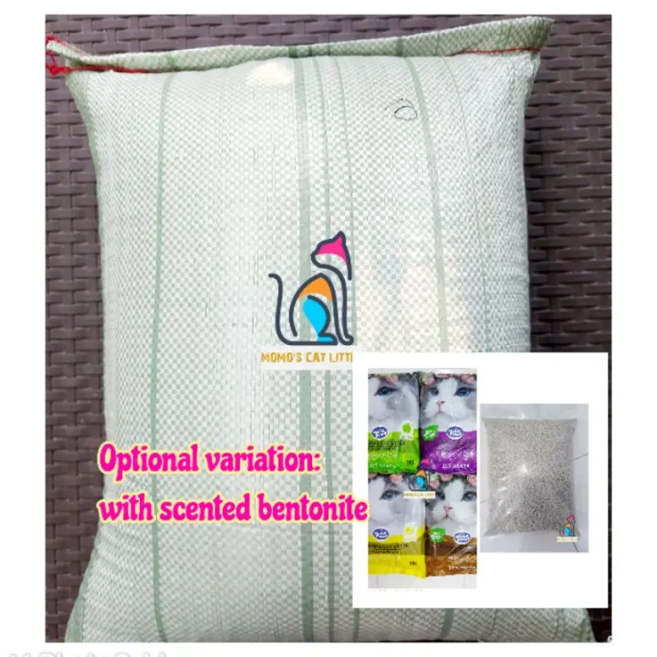 Ships immediately 10kg Pumice Sand Cat Litter and Optional Scented Clumping Bentonite Mix