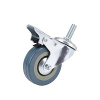 【In Stock】Heavy Duty 75mm Swivel Castor with ke Trolley Casters wheels for Furniture, Set of 4