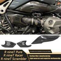 Motorcycles Real Carbon Fiber Air Intake Pipe Side Cover Trim Fairing Cowl Carbon Cover Tank Side Decorative Cover Side Decorative Cover for BMW R NINET R Nine 9 T RNINET 2015-2022